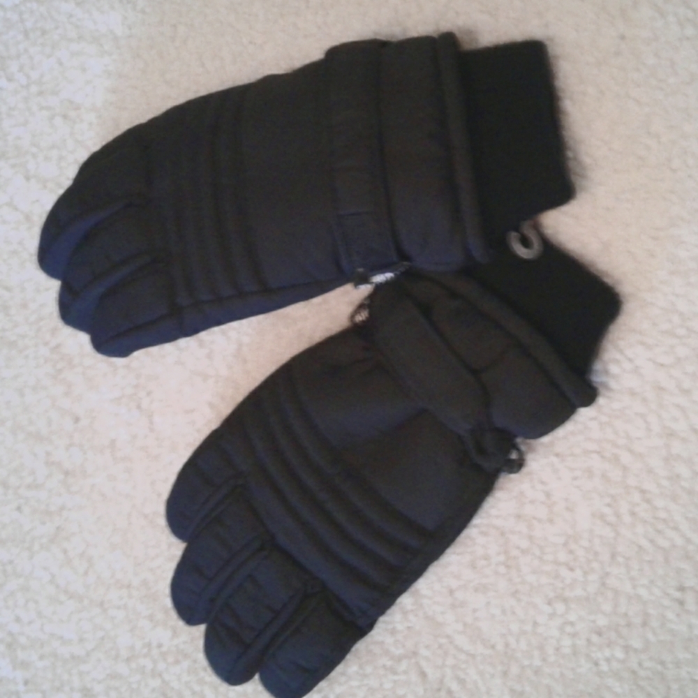 🌺 NEW Mens Large Black Thinsulate Gloves